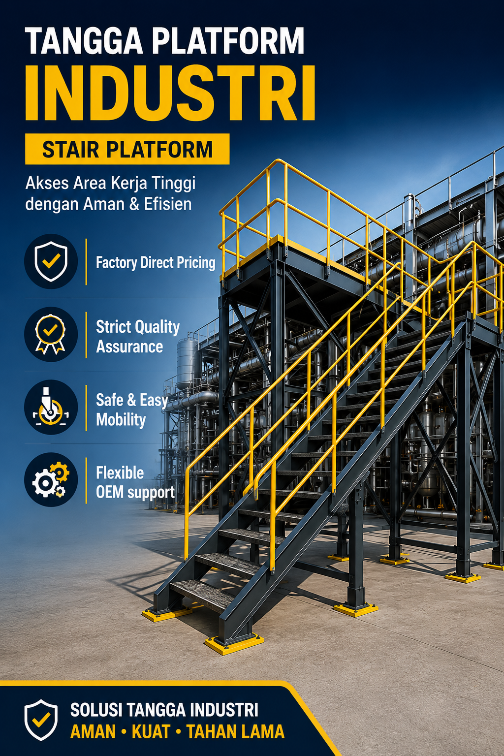 tangga platform industri